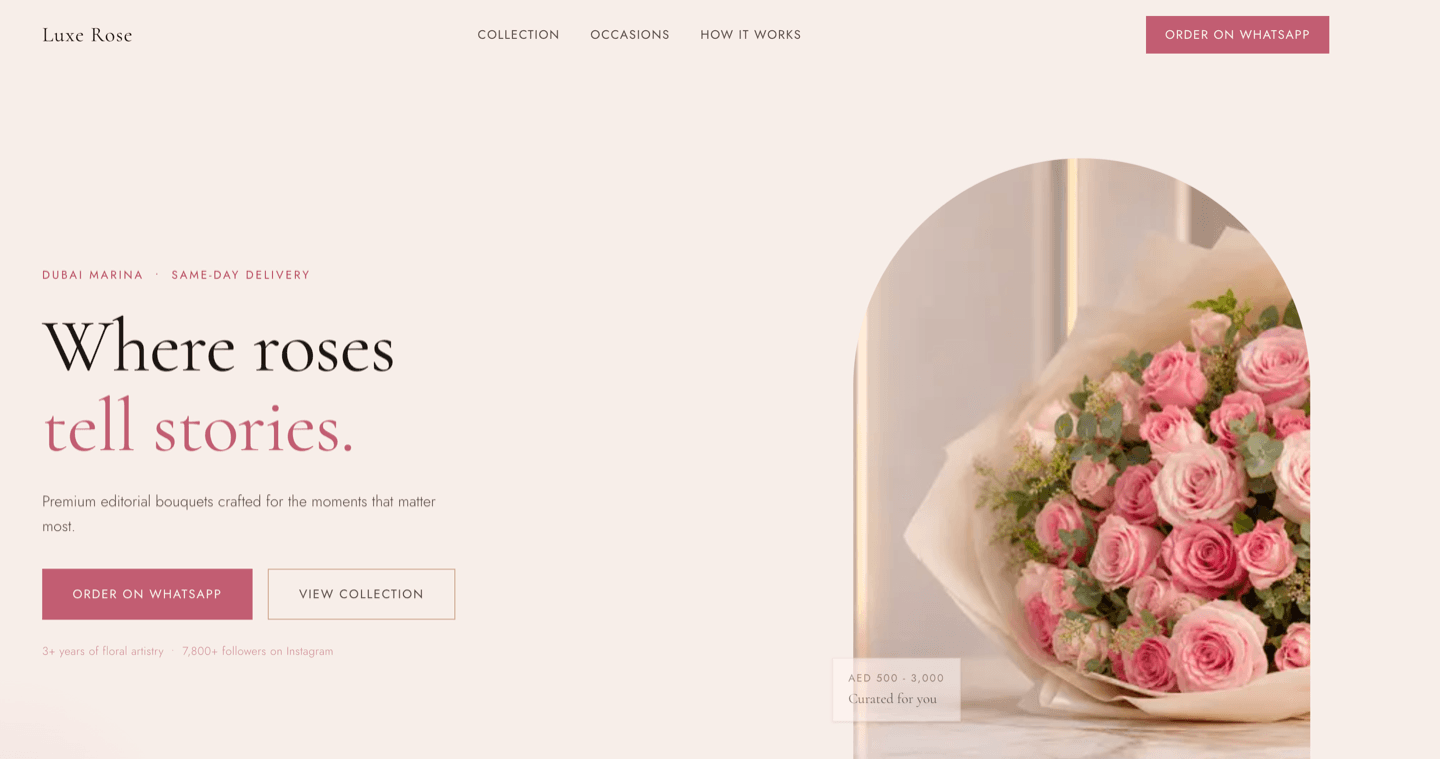 Luxe Rose preview